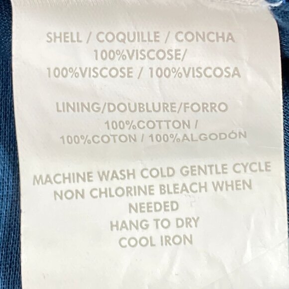 O'Neill Ellison Teal Blue Embroidered Halter Dress Sz L #329i - Picture 12 of 12